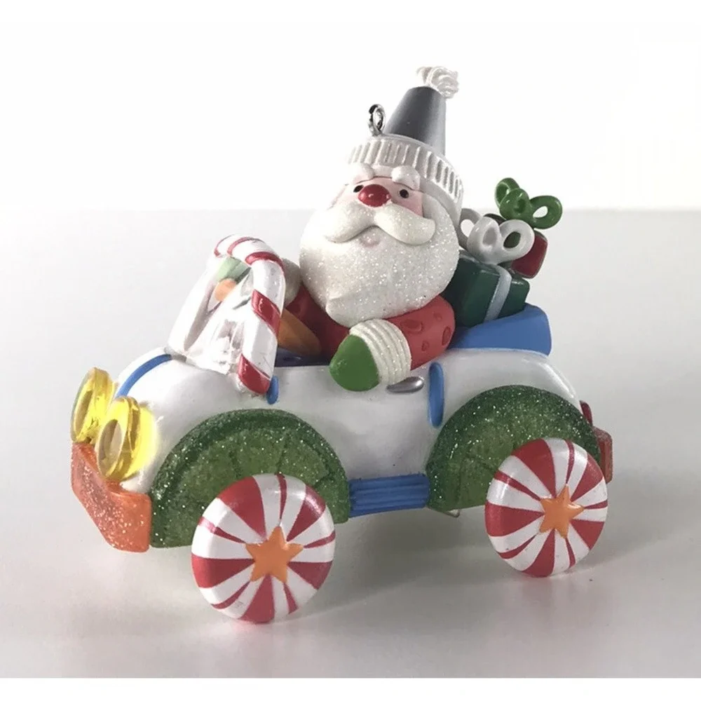 Hallmark Keepsake Ornament 2007 Santas Sweet Ride Light 1 In Series Candy‎ Baker